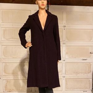 MU designer Wool Coat (Dark Purple)
